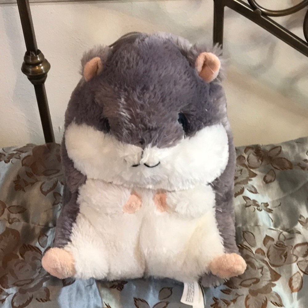 Soft plush stuffed chubby mouse big eyes 11 inches